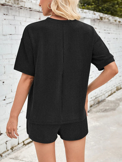 Jinte™ | Behageligt ribstof loungewear-sæt