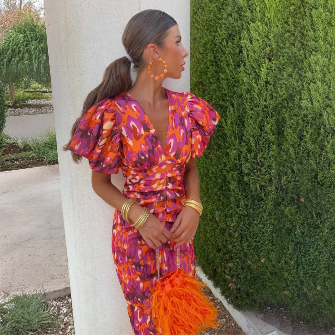 Selma™ | Farverig Sommerkjole