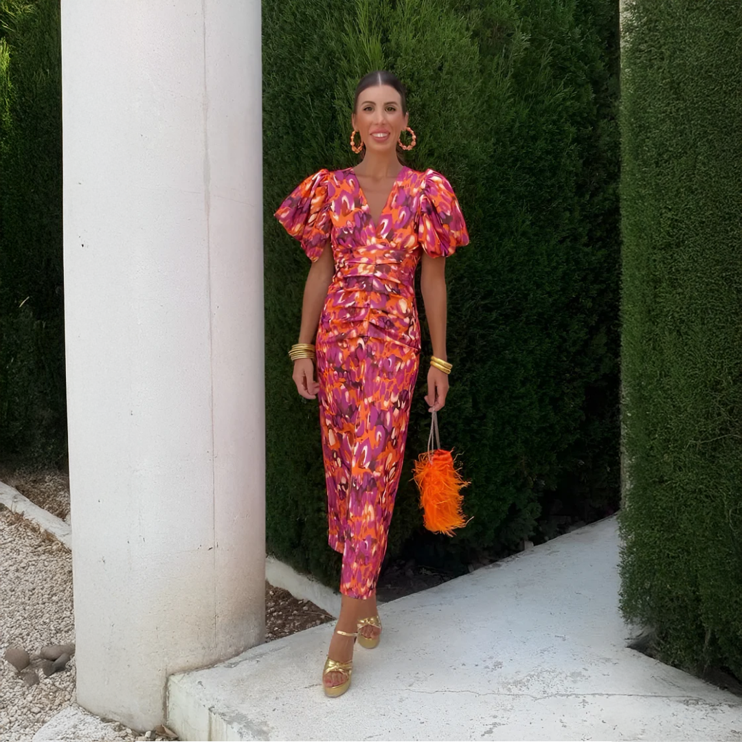 Selma™ | Farverig Sommerkjole