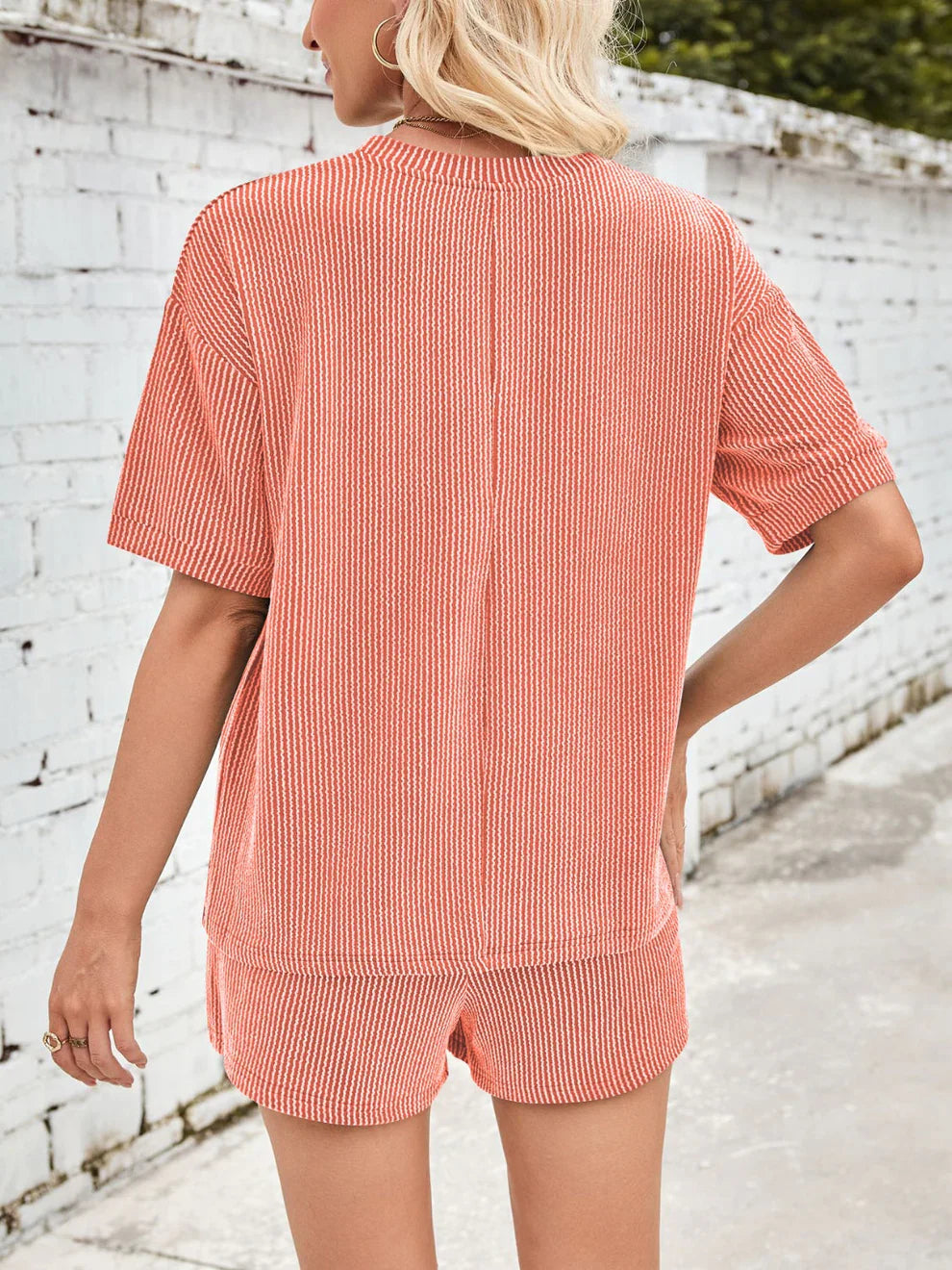 Jinte™ | Behageligt ribstof loungewear-sæt