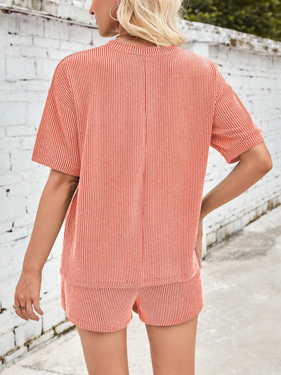 Jinte™ | Behageligt ribstof loungewear-sæt