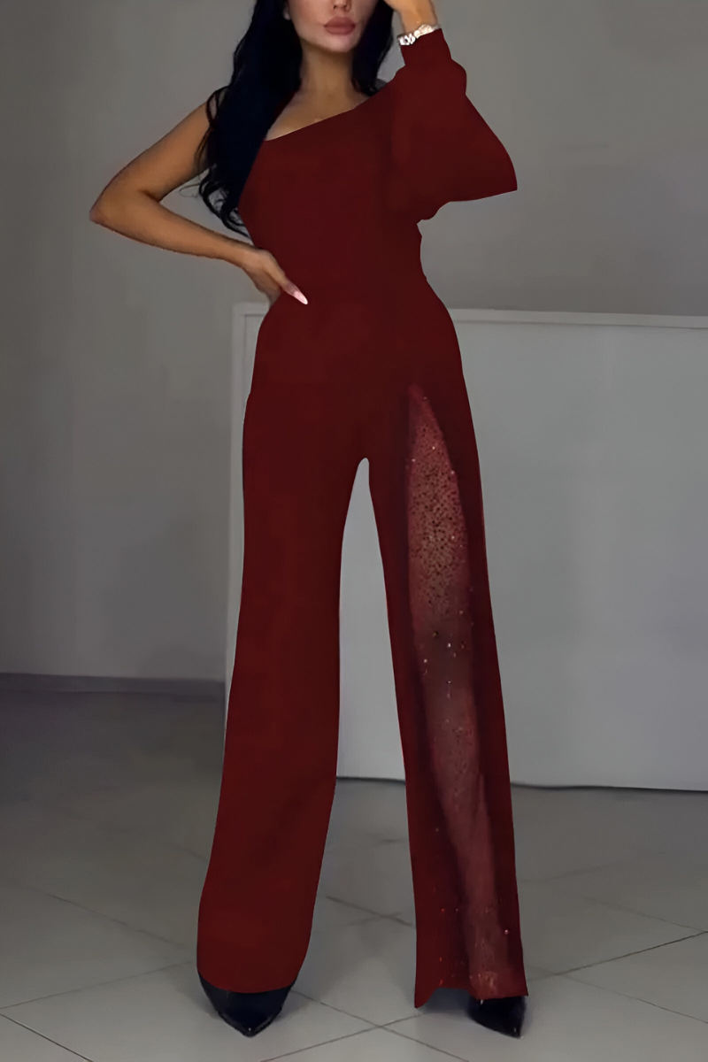 Ines™ | Modern jumpsuit med vida ben
