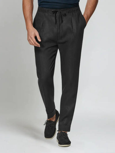 Sømands Linned Bukser - Sort