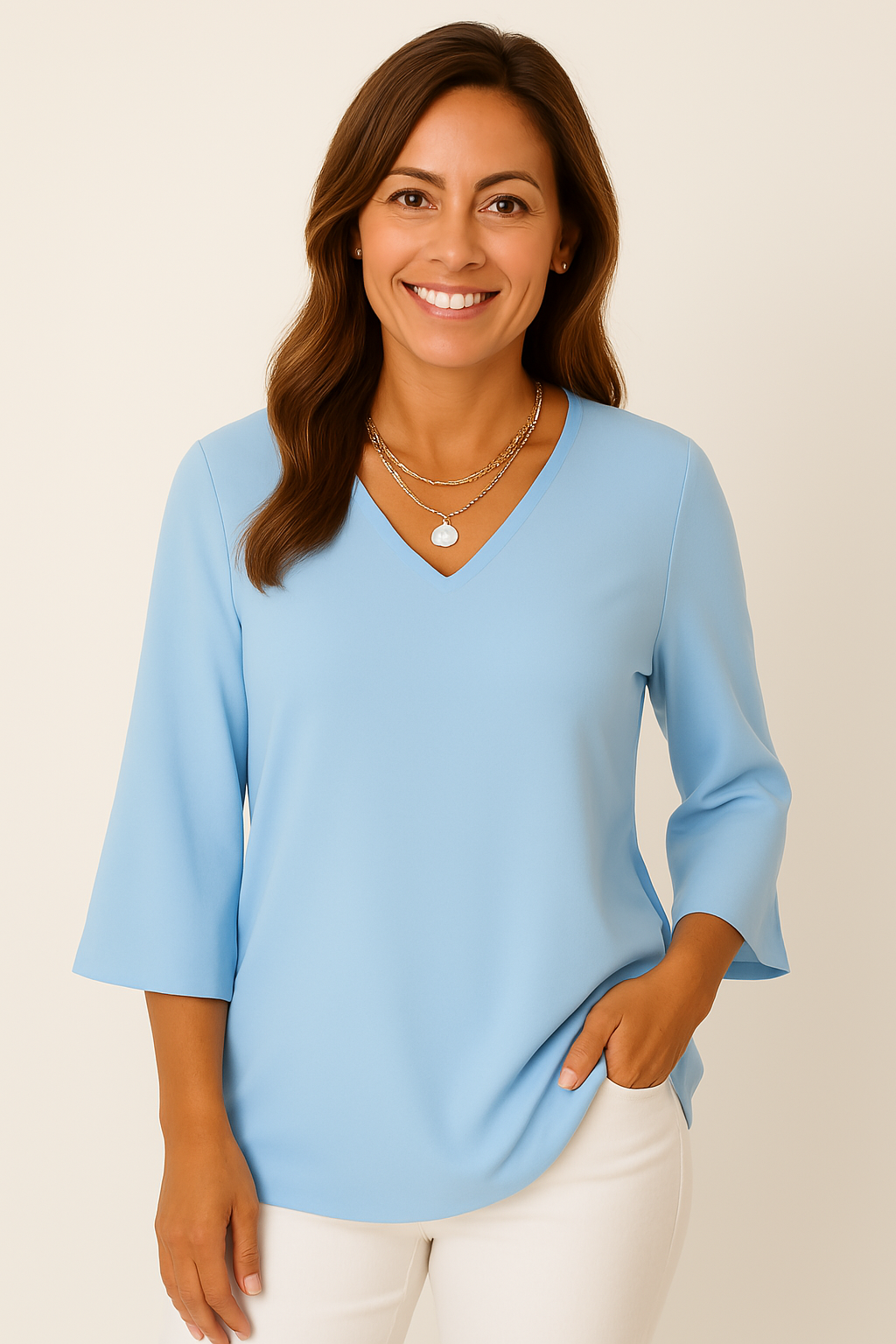 Svala™ Soft Sky Bluse