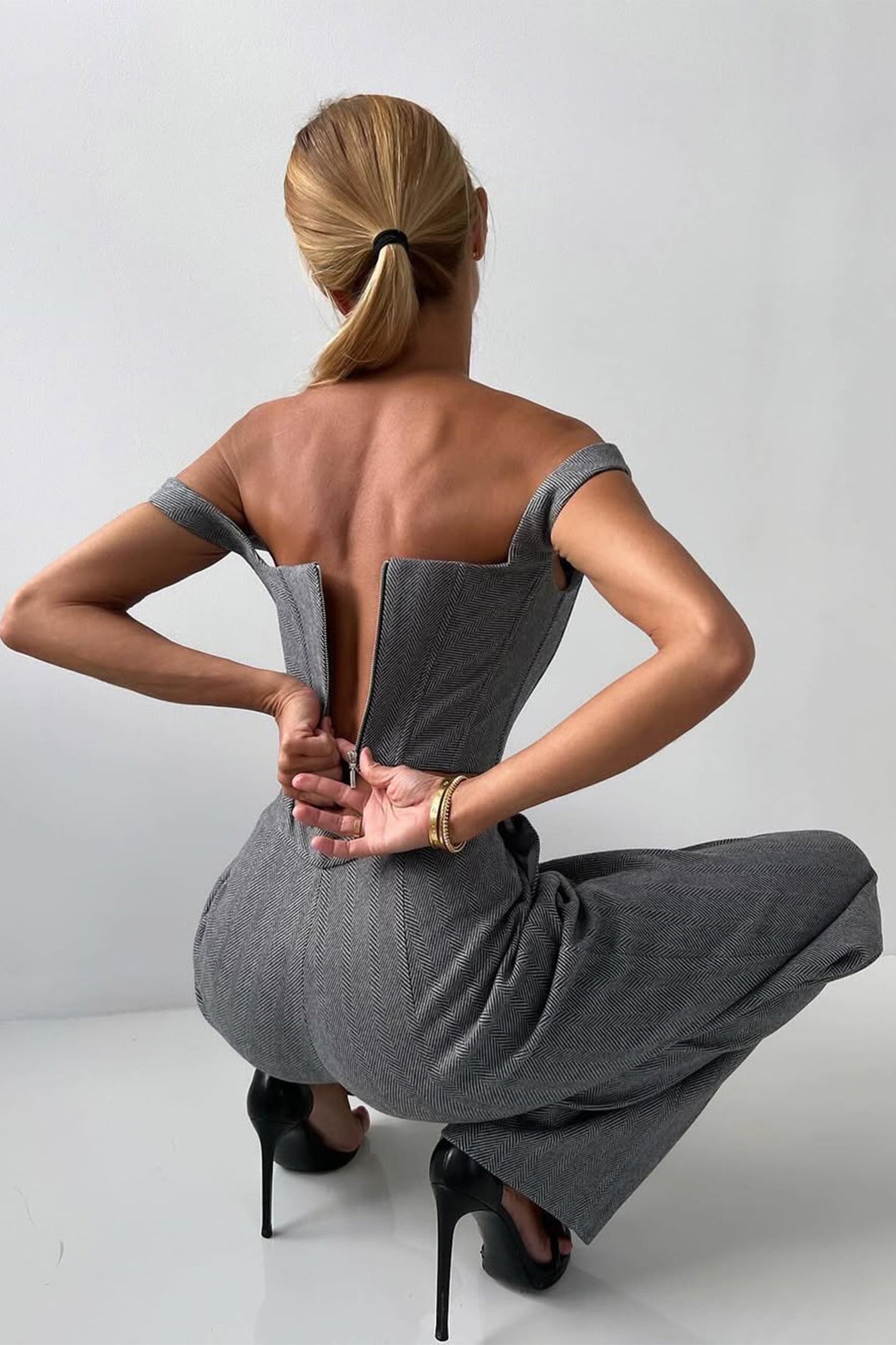 Grace™ | Tre-delt sæt med dobbeltknappet blazer