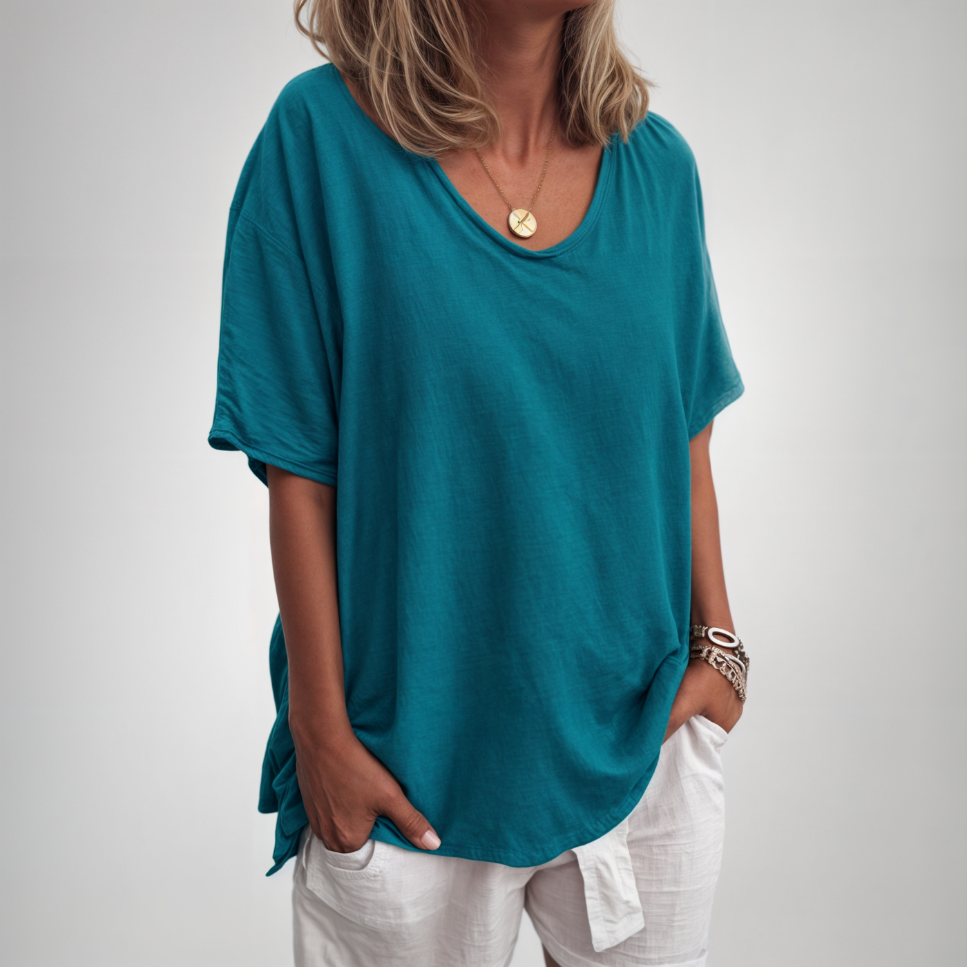 Sofia™ | Behagelig Løs T-shirt