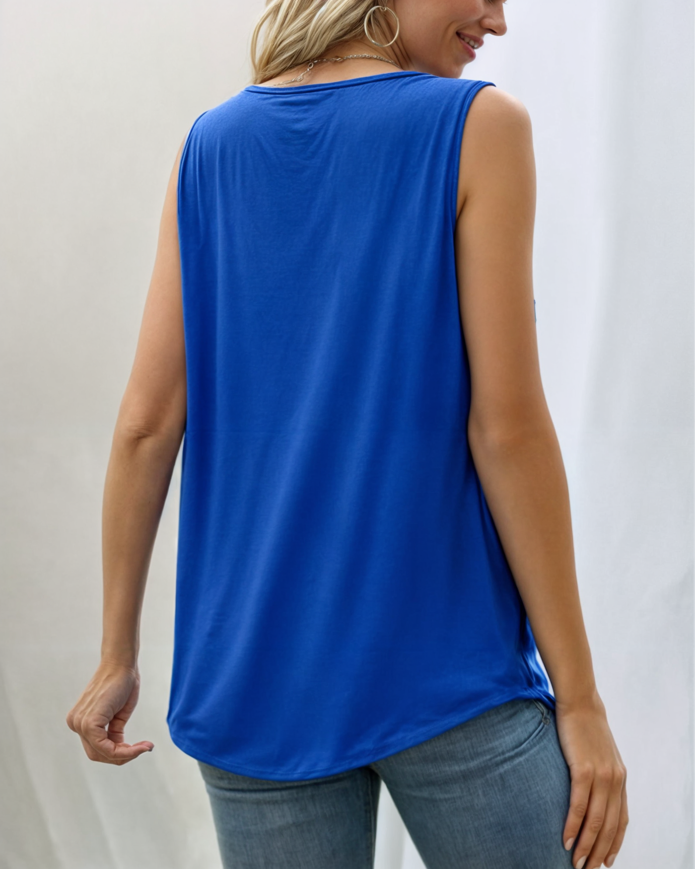 Sofia™ | Ærmeløs tanktop med firkantet udskæring