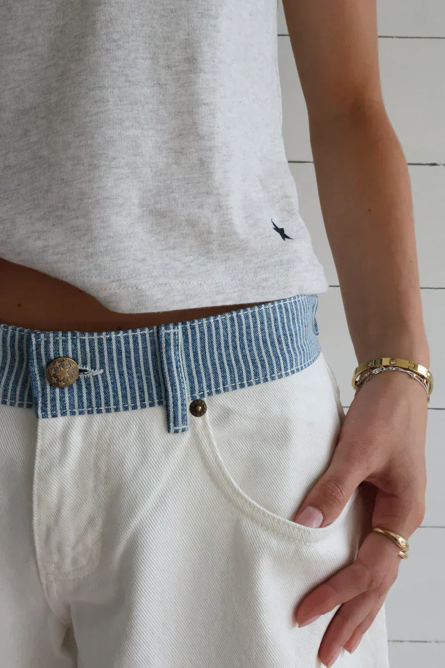 Jodie™ | Vide Jeans med Taljebånd